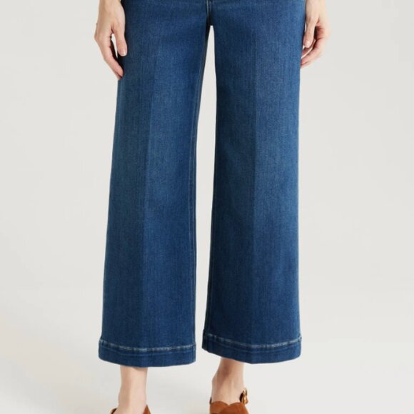 Anessa High Waist Ankle Wide Leg Jeans from PAIGE, like NEW! - Picture 3 of 5